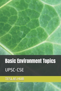 Paperback Basic Environment Topics: Upsc-CSE Book