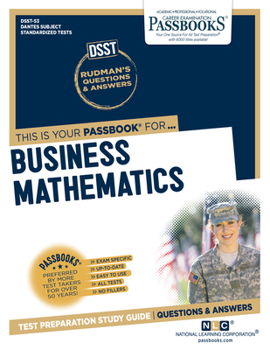 Paperback Business Mathematics (Dan-53): Passbooks Study Guide Volume 53 Book