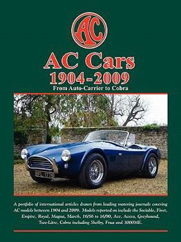 Paperback AC Cars 1904-2009 - Road Test Portfolio Book