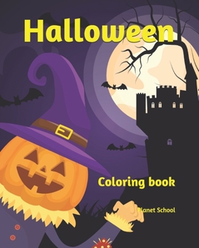 Paperback Halloween: Coloring book - Halloween coloring book - Coloring Halloween (age +4) Book