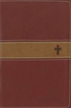 Hardcover NIV Gift Bible Bible Burgundy/Tan with Cross-Walmart Book