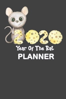 Paperback 2020 Year of the Rat Planner: January 1, 2020 to Dec 31, 2020, Weekly Planner, Chinese New Year Planner, Agenda Organizer, Monthly Calendar, Black C Book