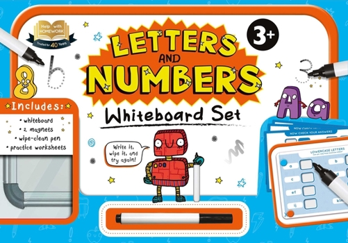 Misc. Help with Homework: Letters & Numbers Whiteboard Set: Early Learning Box Set for 3+ Year-Olds Book