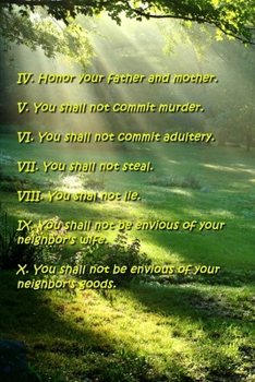 2020 Weekly Planner Religious Theme Last Seven Commandments Modern Wording: 2020 Planners Calendars Organizers Datebooks Appointment Books Agendas