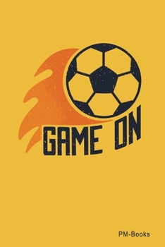 Paperback Game On: Liniertes A5 Notizbuch oder Heft f?r Sch?ler, Studenten und Erwachsene Book