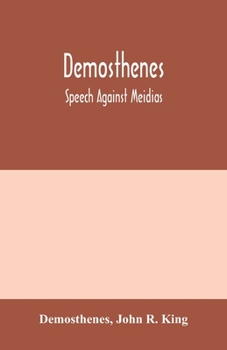 Paperback Demosthenes; Speech against Meidias Book