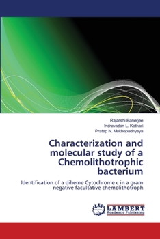 Paperback Characterization and molecular study of a Chemolithotrophic bacterium Book