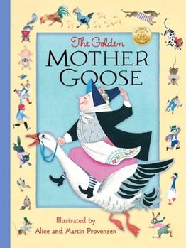 Hardcover The Golden Mother Goose Book