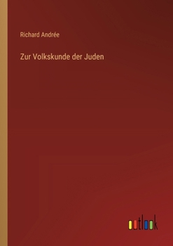 Paperback Zur Volkskunde der Juden [German] Book