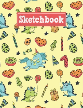Sketchbook: 8.5 x 11 Notebook for Creative Drawing and Sketching Activities with Children's Holiday Themed Cover Design