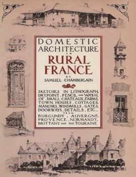 Paperback Domestic Architecture in Rural France Book