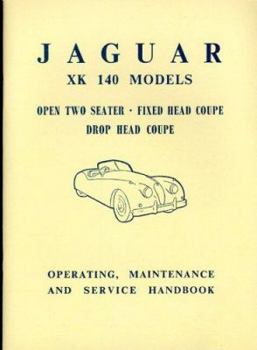 Paperback Jaguar Xk140 Open 2-Seater Owner Hdbk Book