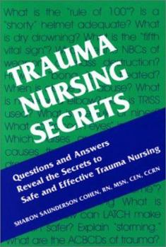 Paperback Trauma Nursing Secrets Book