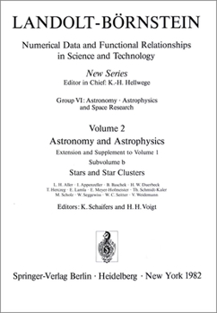 Stars and Star Clusters (Landolt-Bornstein , Vol 3)