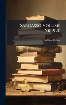 Hardcover Sargasso Volume Yr.1920 Book
