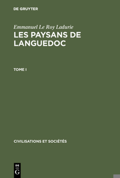 Hardcover Les paysans de Languedoc, Tome I, Civilisations et Sociétés 42 [French] Book