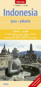 Indonesia: Java, Jakarta Nelles Map (English, Spanish, French, Italian and German Edition)