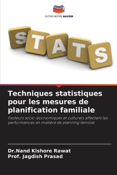 Paperback Techniques statistiques pour les mesures de planification familiale [French] Book