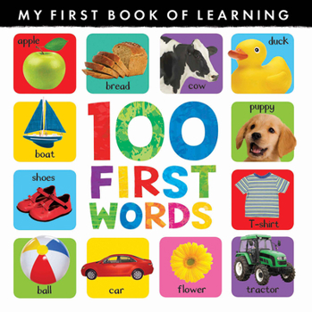 Paperback 100 First Words Book
