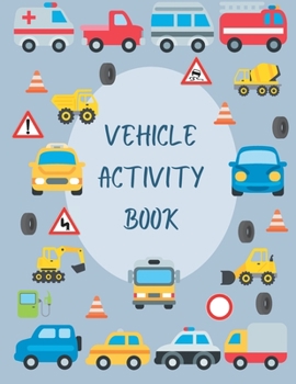 Paperback Vehicle Activity Book