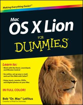 Paperback Mac OS X Lion for Dummies Book