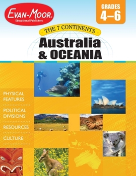 Paperback 7 Continents: Australia and Oceania, Grade 4 - 6 Teacher Resource Book