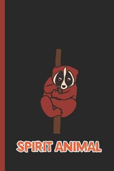 Paperback Spirit Animal: Notebook & Journal or Diary for Students & Slow Loris Lovers as Gift, Wide Ruled Paper (120 Pages, 6x9) Book