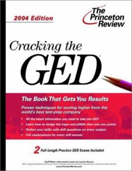 Paperback Cracking the GED, 2004 Edition (Test Prep) Book