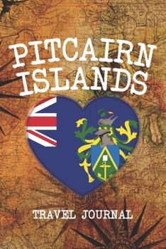 Pitcairn Islands: 6x9 Travel planner I Road trip planner I Dot grid journal I Travel notebook I Travel diary I Pocket journal I Gift for Backpacker
