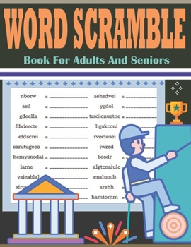 Paperback Word Scramble Book For Adults And Seniors: Large Print Word Scramble Puzzles - 3000+ Words Word Scramble Book