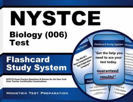 NYSTCE Biology (006) Test Flashcard Study System: NYSTCE Exam Practice Questions & Review for the New York State Teacher Certification Examinations (Cards)