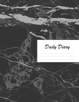 Daily Diary: Blank 2020 Journal Entry Writing Paper for Each Day of the Year | Marble Background Design Pattern | January 20 - December 20 | 366 Dated ... Your Life, Set Goals & Get Things Done