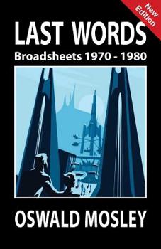 Paperback Last Words: Broadsheets 1970-1980 Book