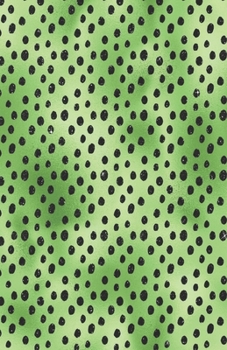 Paperback Dot Grid Journal Notebook: Green Black Glam - Bullet Planner Book - Dotted Grid - 5.5 X 8.5" 120 Pg - DIY Weekly Spread - Organizer - Habit Track Book