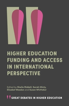 Paperback Higher Education Funding and Access in International Perspective Book