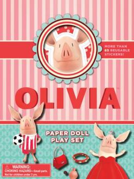 Hardcover Olivia Paper Doll Play Set Book
