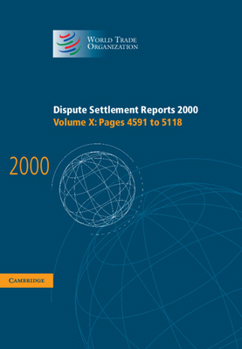 Hardcover Dispute Settlement Reports 2000 Book