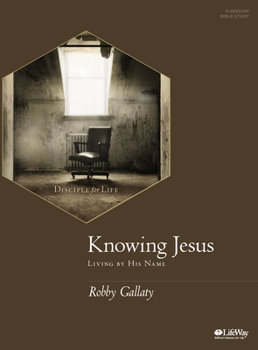 Paperback Knowing Jesus - Bible Study Book: Living by His Name Book