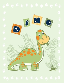 DINO: Little Dinosaur Primary journal for kids | Primary Composition Notebook - Story Journal For Grades K-2 & 3 Draw and white journal For Kids (Little Dinosaur series)