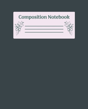 Paperback Composition Notebook: Wide Ruled Notebooks Paper - Composition Notebook (Diary, Journal) 7.5x9.25in 110 Pages Wide Ruled Notebooks Paper Book