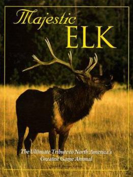Hardcover Majestic Elk Book