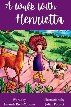 Paperback A Walk with Henrietta [Large Print] Book