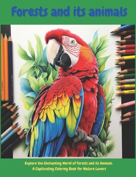 Paperback Forests and its animals: Coloring book