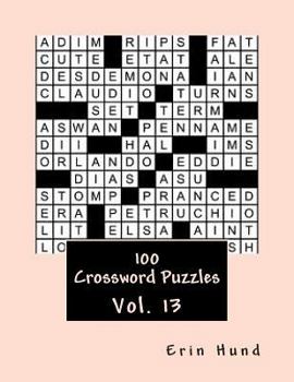 Paperback 100 Crossword Puzzles Vol. 13 Book