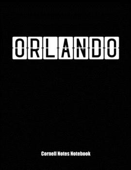 Cornell Notes Notebook : Cornell Note Paper Notebook. Blank Books for College Students. Large College Ruled Medium Lined Journal Note Taking System for School and University. Personalized Name: Orland