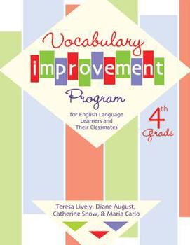 Spiral-bound Vocabulary Improvement Program for English Language Learners and Their Classmates, 4th Grade Book