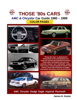 Those 80s Cars - AMC & Chrysler (Black & White)