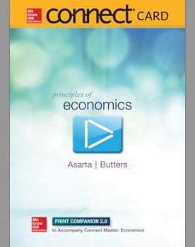 Hardcover Connect Master 1-Semester Access Card for Principles of Economics Book