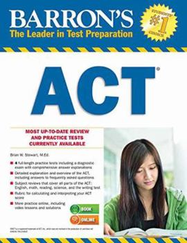 Paperback Barron's ACT Book