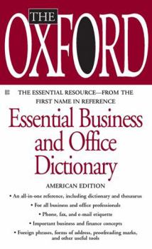 Mass Market Paperback The Oxford Essential Business and Office Dictionary Book